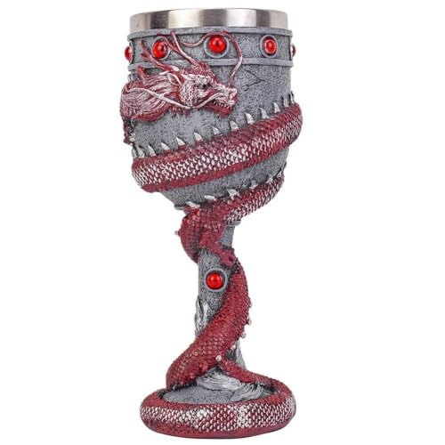 Tasse à café dragon et verres à boisson rétro pour cadeau original