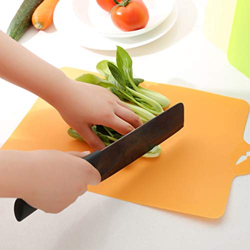 Hemoton Tapetes de Tábua de Corte, 6 Peças Flexíveis de Plástico Colorido, Conjunto de Tábua de Cort