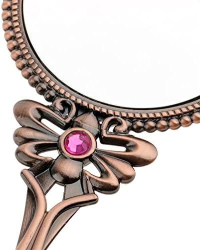 Miniatura 3 de Espejo de tocador estilo vintage, espejo de mano, maquillaje de belleza, maquillaje de mano, espejo cosmético para viaje, herramienta de maquillaje