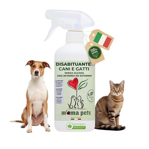 M'Ma Pets Repellente Disabituante Vegetale per Cani e Gatti, 500 ml