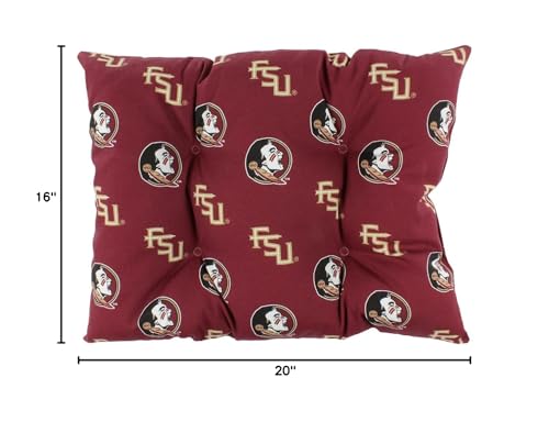 Image of College Covers Everything Comfy Florida State Seminoles Rocker Pad - Chair Cushion