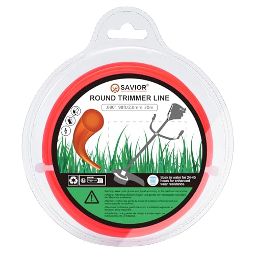 Savior 2mmx30M Strimmer Wire String Trimmer Line Nylon Cord Universal