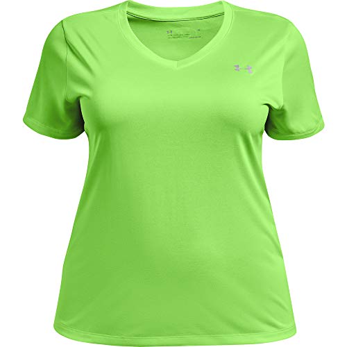 Image of Under Armour Plus Size Tech Solid Short Sleeve V-Neck