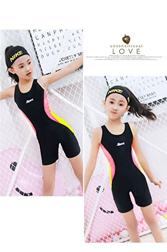 JunyueLiang スクール水着 女の子 ジュニア 小学生 フィット