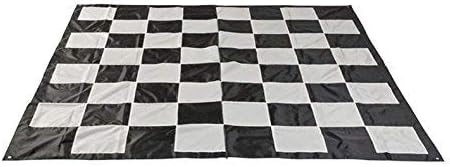 MegaChess Large Chess Game Mat - Nylon - Large Size - Compatable with The 12 Inch and 16 Inch Large Chess Sets and The 4 Inch Large Checkers