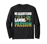 No Aggression It's Gaming Passion Video Gamer Game