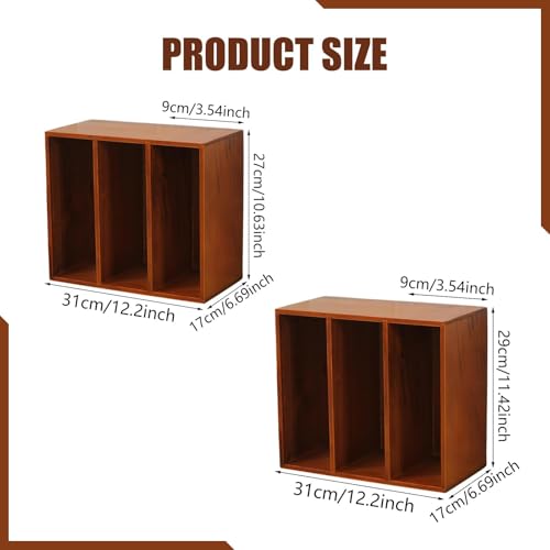 Étagère de rangement en bois robuste avec compartiments pour documents