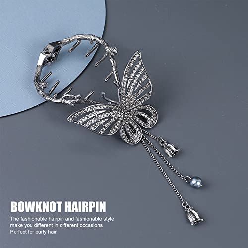 Butterfly Hair Clips | Bow Ponytail Buckle Hairpin - Ponytail Holder | Metal Hair Claw Clips | Ponytail Barrette - Elegant Hair Accessory #TOP3