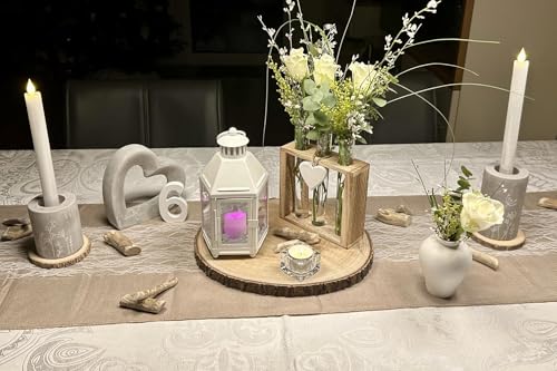 Chemin de table blanc en dentelle 15cm x 25m OSVINO - 4