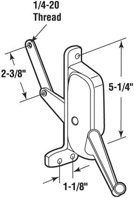 C.R. LAURENCE H3668 CRL Right Hand Awning Window Operator for Air Control-Keller Windows