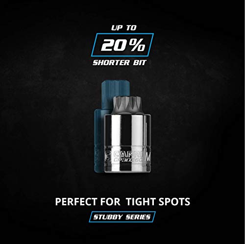 Capri Tools 10 Mm M10 Stubby Xzn Triple Square Bit Socket, 3/8-Inch Drive, 10Mm (M10) Stubby (Cp30356) #TOP1