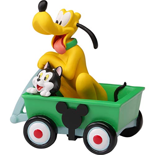 Precious Moments Disney Showcase Collection: Resin/Vinyl Figurine of Mickey & Minnie’s Pets Pluto & Figaro in Parade