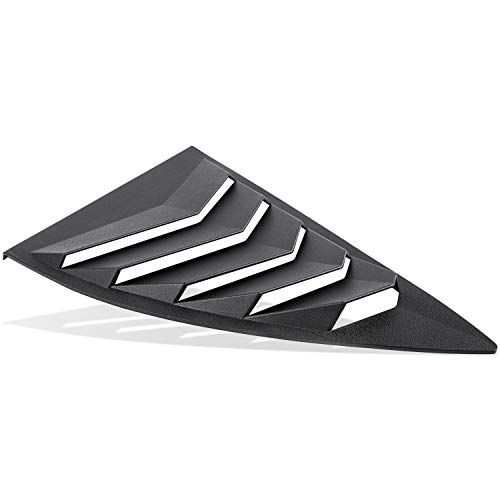 Cumart Side Window Louvers Windshield Sun Shade Cover Lambo Style Matte Black Compatible With Chevrolet Chevy Camaro 2010 2011 2012 2013 2014 2015 Left Right 2Pcs #TOP6