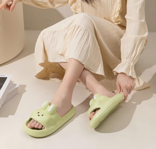 Image of Cartoon Duck Slippers Slides for Women Men Cute Cloud Slides Slipper Unisex Animals Beach Slippers Lightweight Summer Shoes