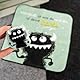 H:)PPY life Zauberhandtuch Monster mit Spruch Stärke | kleines Handtuch, Gästehandtuch, in Form gepresst, 30 cmx 30 cm, Baumwolle | Geschenk, lustige Überraschung | 74165