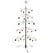 HOHIYA Ornament Display Tree Stand Metal Christmas Wire Hook Hanger Bauble Ball Dog Cat Glass Halloween Wrought Iron 84inch(Black)