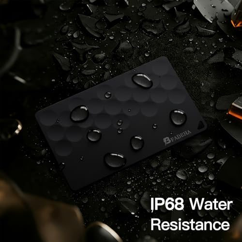 Image of 2026 Apple MFi Certified Wallet Tracker Smart Card for Find My iPhone Ultra Thin Air Tracker Tag for Travel, 5 Years+ Staying Power, IP69 Waterproof, Key Finder & Item Locator for Keys, Bags, Passport