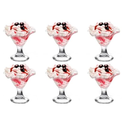 Bormioli - Copas Helado Primavera Caja-6