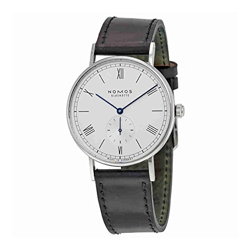 Nomos Ludwig 38 White Dial Black Leather Men's Watch 234