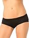 Rene Rofe Crotchless Open Back Lace Panty, Black, Medium/Large