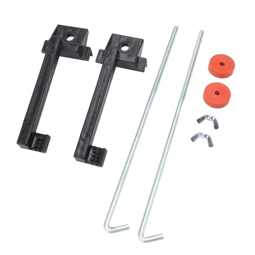 Bediffer **Kit de Sujeción de batería** Soporte de Fijación Estable de Metal Resistente para la Mayoría de las Baterías de Automóviles Fácil Instalación Pernos en Forma de J de 10' para una Mejor