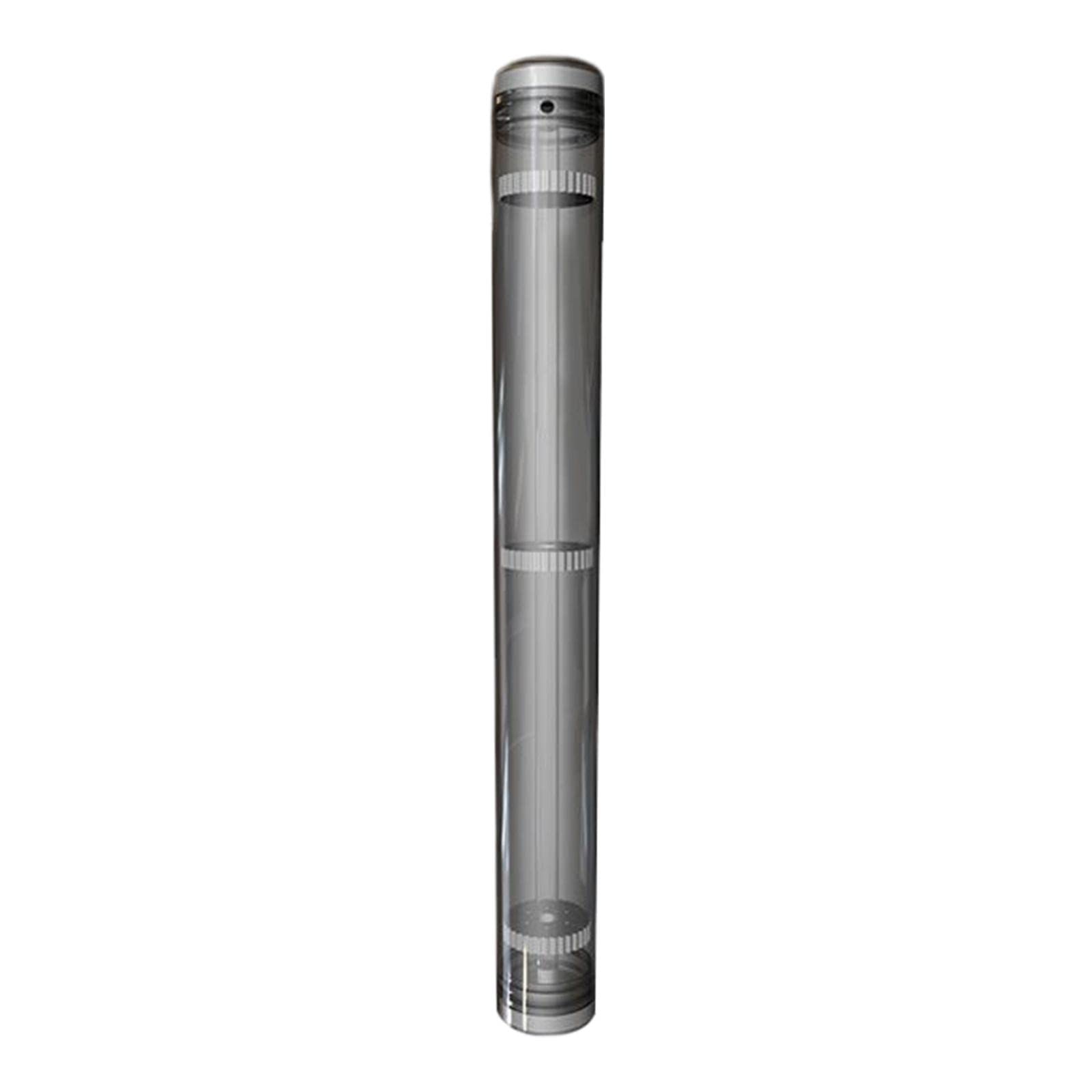 ATORSE Fishing Rod Floats Leak Free Sealed Fishing Float Tube for Sea Fishing Thicken 60cmx5cm Black-image-12