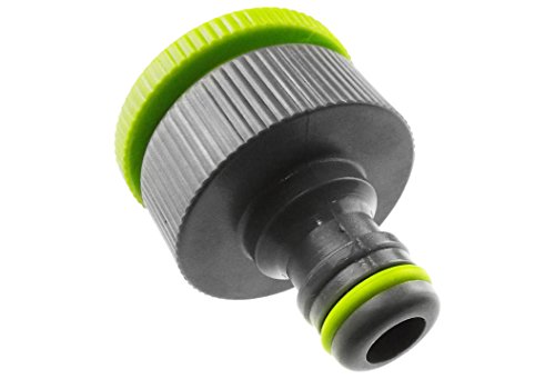 Garden Multi-Size tap Threaded Reducer Adaptor,fits 1 bsp or 3/4 bsp tap Thread,Universal Hose Connector