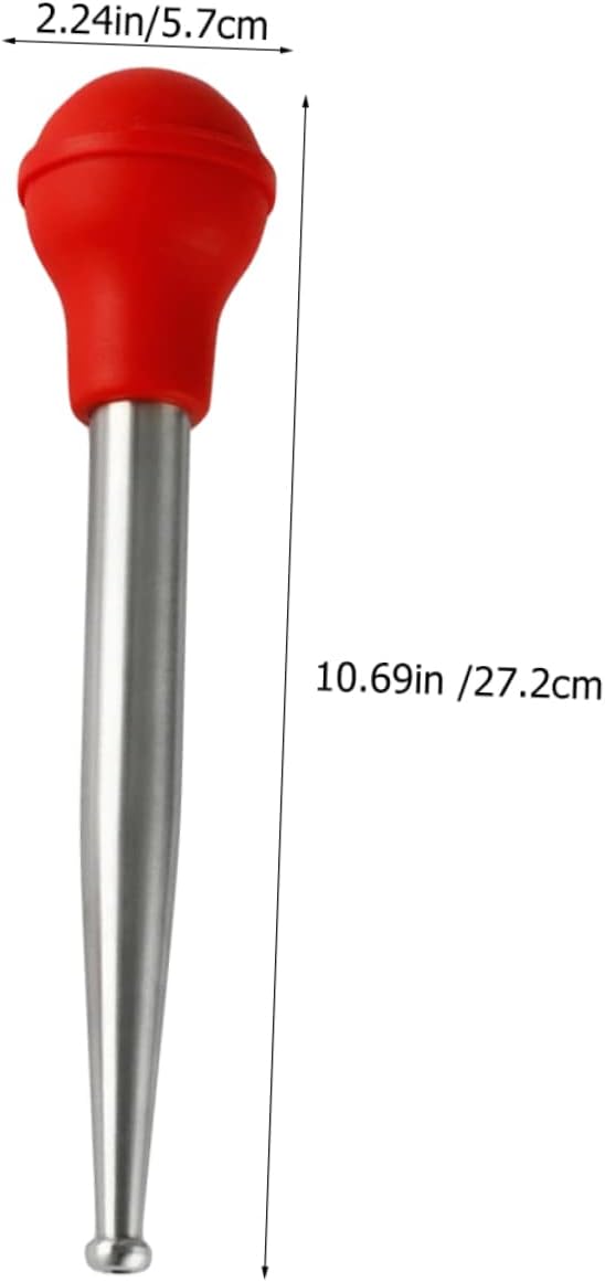 1set Kitchen Turkey Bbq Sauce Injector Baster Cooking Accessory Oil Pump for Meat