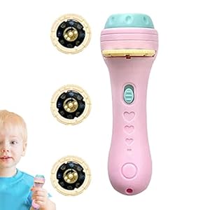 Ocobetom Torcia Proiettore – Torce per proiettori per Bambini Carini di Design dei Cartoni Animati | Giocattolo del proiettore di Luce Notturna per l’apprendimento dell’istruzione per Bambini