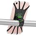 Produktbild AllRing Fahrrad Handyhalterung, Universal Silikon Motorrad Handyhalterung Fahrrad Anti-Shake Fahrradhalterung Standhalterung Halterung Halterung Telefonhalter Mit 360 Drehen für 4" to 6" Smartphone