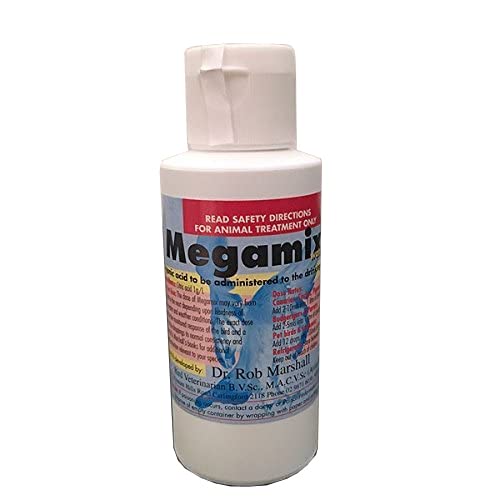 Dr Rob Marshall Megamix 100ml Bird Vitamin Supplement Mould Fungal Crop Treatment for All Birds Finches Canaries Budgies Pigeons Poultry