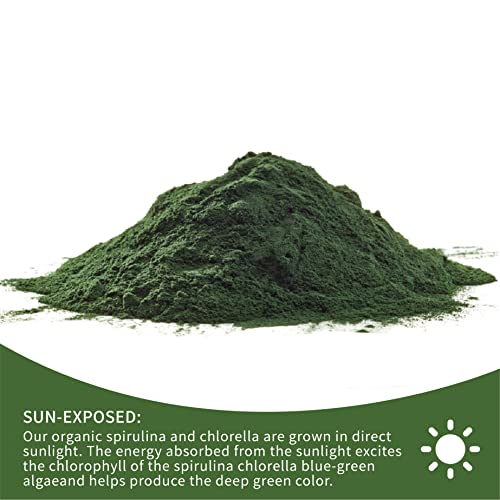 Elite Nutrient Organic Spirulina Powder, Non-Gmo, Usda Certified, Green Superfood Regulates Blood Sugar, Boosts Energy, High In Protein, Minerals, Antioxidants, And Vitamins, 1 Lb #TOP6