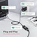 UGREEN Ethernet Adapter for Fire TV Stick, Micro USB to Ethernet Adapter with 3.3 ft Cable & Power Cord, Compatible for Fire Stick Basic/2nd/4k/Lite, Chromecast 1/2/3/Ultra/Audio, Plug & Play, 100Mbps