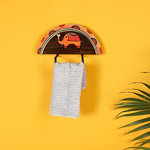 Image of Happy Elephant Towel Hanger (9.5x0.5x6)