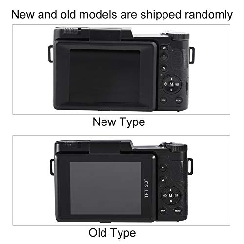 Câmera Digital Full HD 1080P, Câmera de Vídeo Digital 24MP 4X Filmadora Câmera de Fotografia com Len