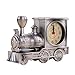Produktbild VOSAREA Retro Zug tischuhr Vintage Motor Uhr neuheit lokomotive wecker kreative Desktop Dekoration (Silber)