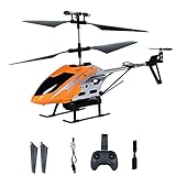 ♥ Start-/Lande- und Höhenhaltefunktion mit einer Taste: Der RC-Helikopter ist mit der neuesten Gyroskop-Technologie ausgestattet. Keine Montage erforderlich. Sie können es einfach mit einer Taste zum Starten/Landen und zur Trimmsteuerung spielen, um Driften und Kippen zu korrigieren. Ferngesteuerte Helikopter mit Höhenhaltefunktion, aber die meisten anderen ohne diese Funktion. Sie wird beim Loslassen des Gasknüppels auf einer bestimmten Höhe arretiert, was die Steuerung des Helikopters für Anf