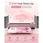 13 Inch Laminator Machine, A3 Personal Laminator Kit for Teachers with 20 Laminating Sheets, Hot Cold Thermal Lamination 11x17 with Anti-Bend Plate, ABS Anti-Jam & 20dB Quiet for Home Office School - Image 2