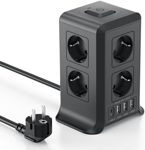 Torre Regletas Enchufes, Regleta Enchufes Proteccion Sobretension...