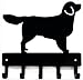Golden Retriever Key Rack & Dog Leash Hanger - Small 6 inch