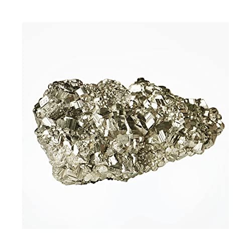 Image of Golden Pyrite Crystal Cluster 300-350 gm | Large Raw Pyrite Stone for Money, Prosperity & Success | Healing & Manifestation Crystal for Feng Shui, Vastu & Home Decoration