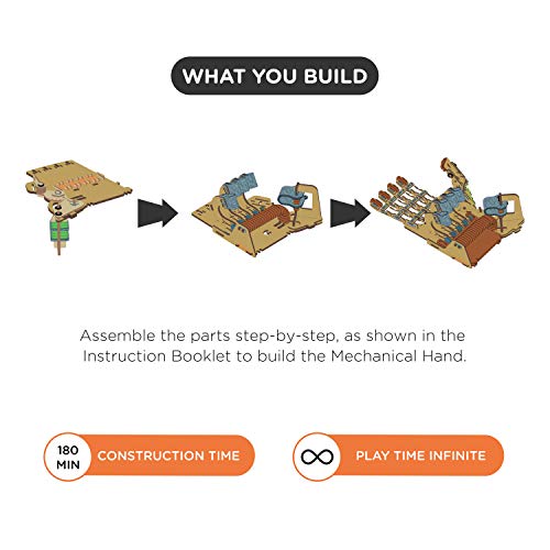 Image of Smartivity Roller Coaster Marble Slide STEM STEAM Educational DIY Building Construction Activity Toy, 8+ and Mechanical Hand STEM STEAM Educational DIY Building Construction Activity Toy, 8+