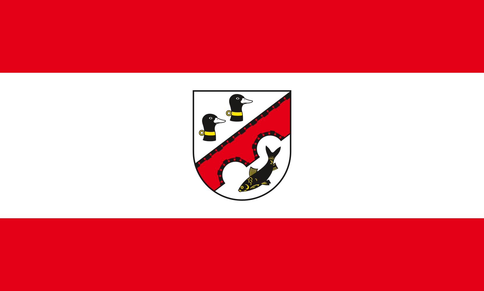 Drapeau Large Premnitz 90x150cm de 1.35m² aux finitions renforcées