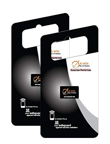 YonoCart Best Anti Radiation Chip for Protection from Mobile Laptop & Electronics Device Pack of 2 Pcs (Black)
