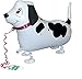 Produktbild Kopper-24 Airwalker Ballon Dalmatiner Hund - laufendender Hunde Luftballon Tier Helium Walking Folienballon Deko für Kinder Geburtstag Party Hochzeit Kinder Geschenk JGA Dekoration Tierballons Laufen