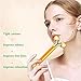 DANGSHAN 2-in-1 Electric Face Massager Roller 24k Golden Facial Massager, 3D Roller and T Shape Face Roller Massager Kit