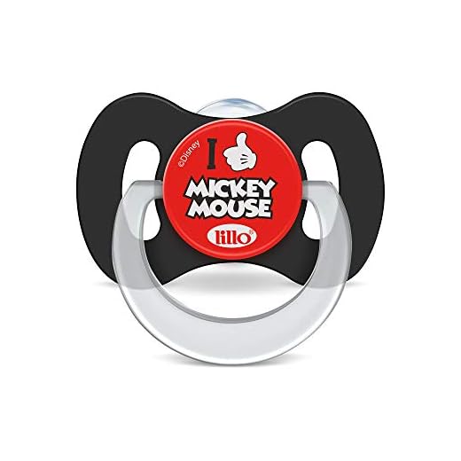 Chupeta Design Funny Disney Silicone Tam 2 - Lillo, Preto