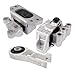 Koomaha Engine Motor Transmission Mount Set Replacement for 2015-2018 Jeep Renegade Compass Fiat 500X 2.4L Engine Mounts 68363756AA 68363755AA 68258599AA