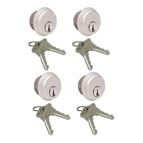 McAvory Türschloss, Zylinder, passend für Adams Rite Kawneer Vistawall Riegel, Aluminium MKCAL 1 Cover