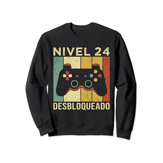 Gaming Videojugador Mando Cumpleaño 24 Aniversario Gaming Sudadera